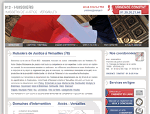Tablet Screenshot of lbb-huissier-versailles-78.fr